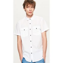 Koszula z krótkim rękawem - Biały. Koszule męskie marki Cropp. Za 59.99 zł.