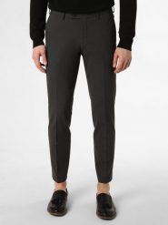 Finshley & Harding London spodnie od garnituru modułowego Mężczyźni Slim Fit Sztuczne włókno szary, 90. Szare eleganckie spodnie męskie Finshley & Harding London, m, bez wzorów, z włókna. Za 499.95 zł.