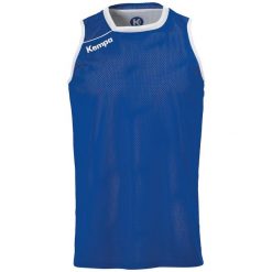 Odwracalny tank top Kempa Player. Białe koszulki sportowe męskie Kempa, s, bez wzorów, z asymetrycznym kołnierzem, bez ramiączek, do koszykówki. Za 163.50 zł.