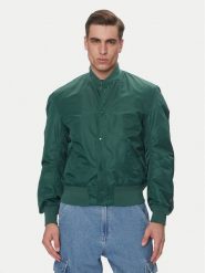 Schott NYC Kurtka bomber Sporting Zielony Oversize. Zielone kurtki męskie Schott NYC, m, bez wzorów, z syntetyku, bez kaptura. Za 609.99 zł.