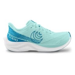 Damskie buty do biegania Topo Athletic Cyclone 3. Niebieskie obuwie sportowe damskie Topo Athletic, bez wzorów, z gumy, do biegania. Za 767.30 zł.