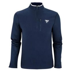 Bluza 1/4 zamka błyskawicznego Tecnifibre. Niebieskie bluzy damskie TECNIFIBRE, bez wzorów, bez kaptura. Za 194.00 zł.