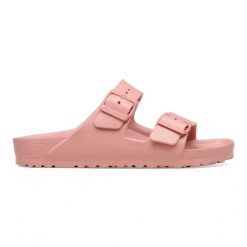 Birkenstock Arizona EVA Pink Clay Klapki damskie. Czerwone klapki damskie Birkenstock, bez wzorów, klasyczne, bez obcasa. Za 219.99 zł.