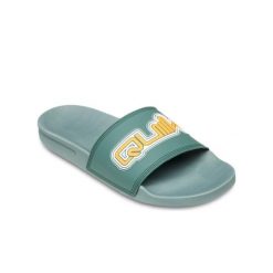 Sandały wsuwane dla Mężczyzn RIVI Zielony. Zielone sandały męskie Quiksilver, z gumy, bez zapięcia. Za 119.99 zł.