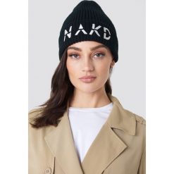 NA-KD Accessories Czapka NA-KD - Black. Czarne czapki i kapelusze damskie NA-KD Accessories, z dzianiny. W wyprzedaży za 34.27 zł.