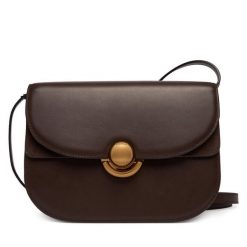 Torebka Furla. Brązowe listonoszki damskie Furla, bez wzorów, bez dodatków. Za 2,239.00 zł.