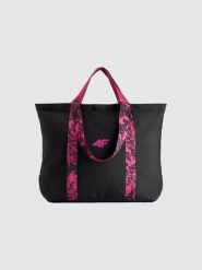 4F Torba na ramię (28 L) - czarna Uniwersalny. Czarne plecaki damskie 4f, bez wzorów, z materiału, biznesowe. Za 129.99 zł.