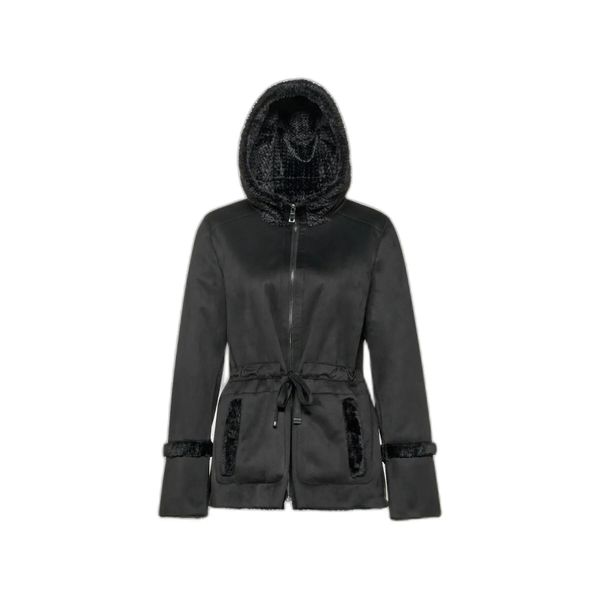 Płaszcz damski Geox Kency. Czarne płaszcze damskie Converse, l, bez wzorów, z materiału, biznesowe, bez kaptura. Za 824.00 zł.