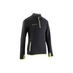 Bluza T500. Czarne bluzy damskie marki KIPSTA. Za 49.99 zł.