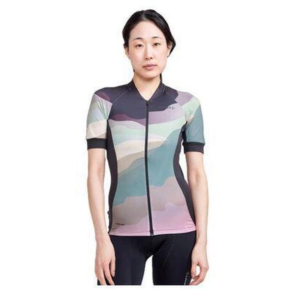 Damski jersey Craft ADV Endur Graphic. Czerwone koszulki sportowe damskie Craft, rowerowe. W wyprzedaży za 241.50 zł.