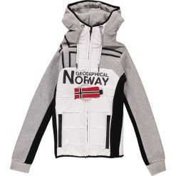 Bluza "Gumix" w kolorze biało-szarym. Bluzy dla chłopców marki Geographical Norway Kids & Ladies. W wyprzedaży za 117.95 zł.
