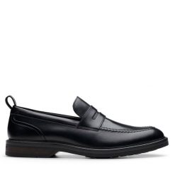Lordsy Clarks. Czarne mokasyny męskie Clarks. Za 499.99 zł.
