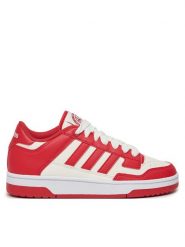 Adidas Sneakersy Rapid Court Low JR0164 Czerwony. Czerwone buty sportowe dziewczęce Adidas, bez wzorów, ze skóry, bez zapięcia. Za 139.99 zł.