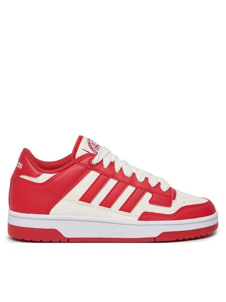 Adidas Sneakersy Rapid Court Low JR0164 Czerwony. Czerwone buty sportowe dziewczęce Adidas, bez wzorów, ze skóry, bez zapięcia. Za 134.99 zł.