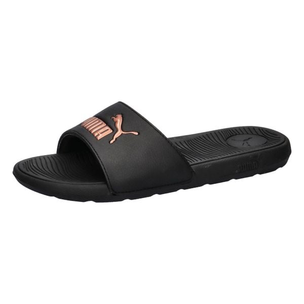 Klapki basenowe dla dorosłych Puma Cool Cat 2.0. Czarne klapki damskie Puma, z materiału. Za 79.00 zł.
