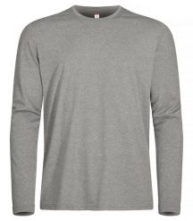 Clique Basic Active-T L/S koszulka z długim rękawem 100% polyester – Grey. Szare bluzki z długim rękawem męskie CLIQUE, l, bez wzorów, z dzianiny, bez kołnierzyka. Za 95.74 zł.