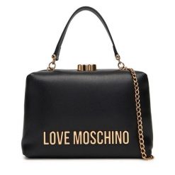 Torebka LOVE MOSCHINO. Czarne torebki do ręki damskie Love Moschino, bez wzorów, klasyczne, bez dodatków. Za 759.99 zł.