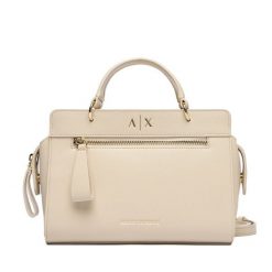 Torebka Armani Exchange. Brązowe torebki do ręki damskie Armani Exchange, bez wzorów, klasyczne, bez dodatków. Za 709.99 zł.