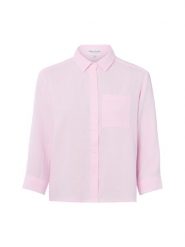 Marie Lund Damska bluzka koszulowa Kobiety Bawełna różowy, 42. Czerwone bluzki damskie Marie Lund, bez wzorów, z bawełny, bez kołnierzyka, bez ramiączek. Za 199.95 zł.