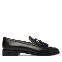 Loafersy Max Mara. Czarne mokasyny damskie Max Mara. Za 3,229.00 zł.