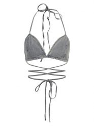 Noisy May Top - NMBella Kobiety niebieski, S. Niebieskie topy damskie Noisy may, s, bez wzorów, bez kołnierzyka, bez ramiączek. Za 79.95 zł.