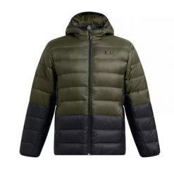 Kurtka puchowa Under Armour Legend. Czarne kurtki męskie Under Armour, xl, bez wzorów, z dzianiny, bez kaptura. Za 731.75 zł.