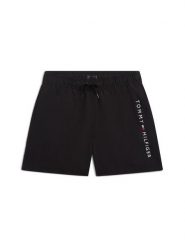 Tommy Hilfiger Szorty kąpielowe UB0UB00589 Czarny. Czarne kąpielówki dla chłopców Tommy Hilfiger, bez wzorów, z syntetyku. Za 189.99 zł.
