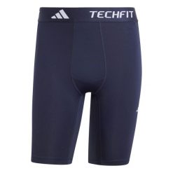 Spodenki kolarskie adidas Techfit. Niebieskie szorty męskie Adidas, m, bez wzorów, z materiału. Za 154.75 zł.