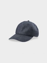 4F Czapka z daszkiem strapback uniseks - szara S/M. Szare czapki i kapelusze damskie 4f, bez wzorów, z bawełny, sportowe. W wyprzedaży za 29.99 zł.