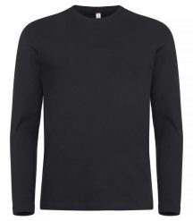 Clique Premium Fashion-T L/S – Premium koszulka z długim rękawem – Black. Czarne bluzki z długim rękawem męskie CLIQUE, l, bez wzorów, z bawełny, bez kołnierzyka. Za 122.51 zł.