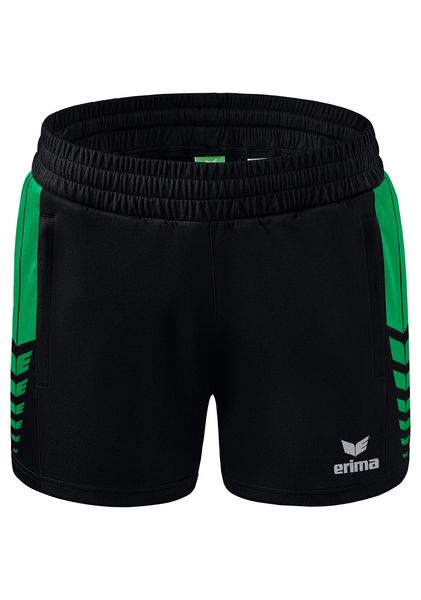 Szorty damskie Erima Worker Six Wings. Czarne szorty damskie Erima, s, bez wzorów, z materiału. Za 144.00 zł.