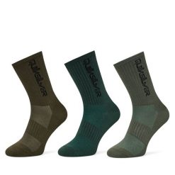 Skarpety długie Quiksilver. Brązowe skarpety męskie Quiksilver, bez wzorów. Za 39.99 zł.