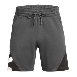 Spodenki męskie Under Armour Curry Splash Fleece Short. Szare krótkie spodenki sportowe męskie Under Armour, m, bez wzorów, do koszykówki. Za 199.99 zł.