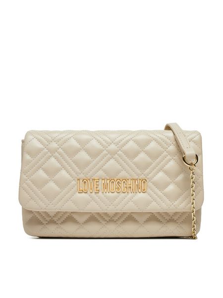 LOVE MOSCHINO Torebka JC4097PP1MLA0110 Écru. Torebki do ręki damskie Love Moschino, bez wzorów, ze skóry, wizytowe, bez dodatków. Za 379.99 zł.