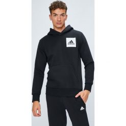 Adidas Performance - Bluza. Czarne bluzy męskie adidas Performance, z nadrukiem, z bawełny. W wyprzedaży za 219.90 zł.