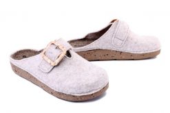 DR. BRINKMANN 320242-81 ice, kapcie damskie. Brązowe kapcie damskie Dr. Brinkmann, bez wzorów. Za 184.90 zł.