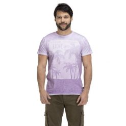 T-shirt męski Tie Dye Beach. Czerwone buty sportowe męskie LEONE 1947 APPAREL, l, bez wzorów, z tkaniny, sportowe, bez kołnierzyka. Za 96.83 zł.