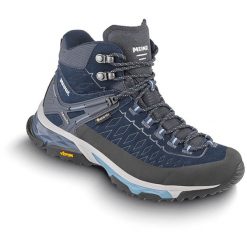 Buty damskie MEINDL Top Trail Lady Mid GTX, z membraną Gore-Tex. Niebieskie trekkingi damskie Meindl, trekkingowe, gore-tex. Za 1,437.87 zł.