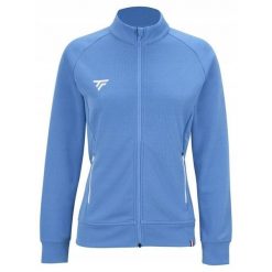 Bluza rozpinana tenisowa damska Tecnifibre Team Jacket. Niebieskie bluzy sportowe damskie TECNIFIBRE, bez wzorów, bez kaptura, tenisowe. Za 298.00 zł.