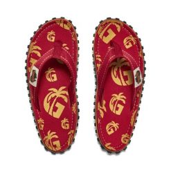 Japonki GUMBIES ISLANDER FLIP-FLOPS UNISEX. Czerwone klapki damskie Gumbies, bez wzorów. Za 89.99 zł.