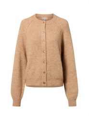Marie Lund kardigan z wełną i alpaką Kobiety Sztuczne włókno brązowy, S. Brązowe kardigany damskie Marie Lund, s, bez wzorów, z materiału, eleganckie. Za 299.95 zł.