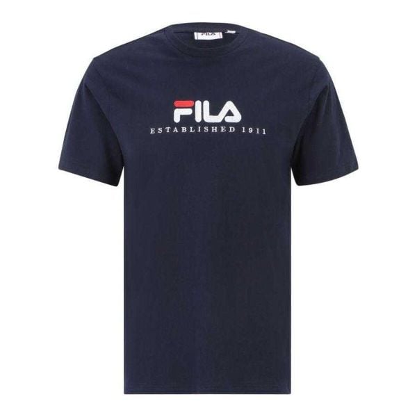 T-shirt Męski Bedburg. Czarne koszulki sportowe męskie Fila, l, bez wzorów, z bawełny, klasyczne, bez kołnierzyka. Za 156.99 zł.
