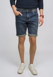 Męskie szorty Mustang Style Chicago Shorts Z Denim Blue 1016977 5000 883. Niebieskie szorty męskie Mustang, m, bez wzorów, z denimu. Za 149.99 zł.