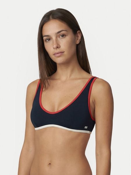 Tommy Hilfiger Góra od bikini UW0UW06559 Granatowy. Niebieskie bikini damskie Tommy Hilfiger, l, bez wzorów. Za 177.99 zł.