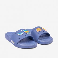 Klapki męskie Coqui z amuletami. Niebieskie klapki męskie Coqui, z materiału. Za 129.99 zł.