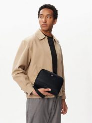 Tommy Hilfiger Saszetka Th Central Pouch AM0AM14484 Czarny. Czarne saszetki męskie Tommy Hilfiger, ze skóry. Za 329.99 zł.