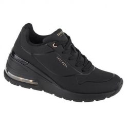 Buty do chodzenia damskie Skechers Million Airelevated Air. Czarne obuwie sportowe damskie Skechers, bez wzorów, z gumy, trekkingowe, Skechers Sport. Za 451.00 zł.