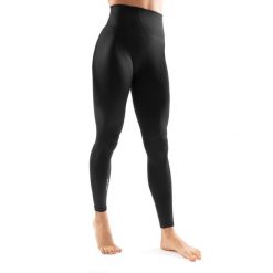 Damskie bezszwowe legginsy sportowe Fitness Siroko Salem. Czarne bielizna termoaktywna damska SIROKO, xs, bez wzorów, z materiału, na fitness i siłownię. Za 127.00 zł.
