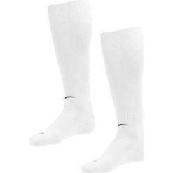 Getry piłkarskie męskie Nike Classic II Cush OTC. Białe legginsy sportowe męskie Nike, m, bez wzorów, do piłki nożnej. W wyprzedaży za 34.99 zł.