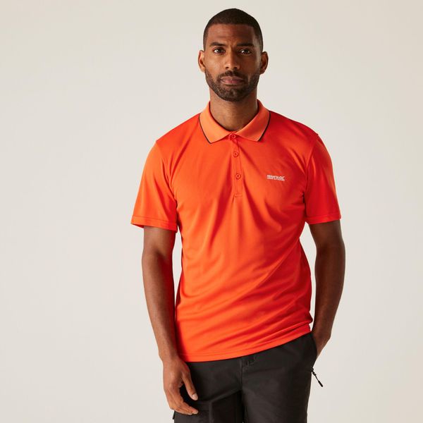 Maverik V męska koszulka polo. Brązowe koszulki polo męskie Regatta, m, bez wzorów, klasyczne, bez ramiączek. W wyprzedaży za 110.70 zł.